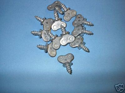 *car dealer lot 12 new vehicle license plate thumb screws