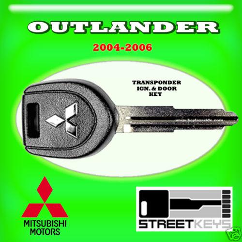 04 05 06 mitsubishi outlander transponder chip ign key