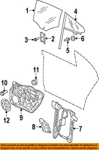 Volkswagen oem 3c8959703d vw1 power window motor