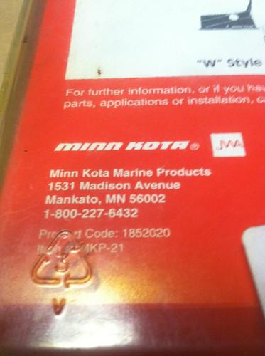 Minn Kota 500 Series W Style trolling motor steering cable Assem MKP-21 1852020, US $44.99, image 2