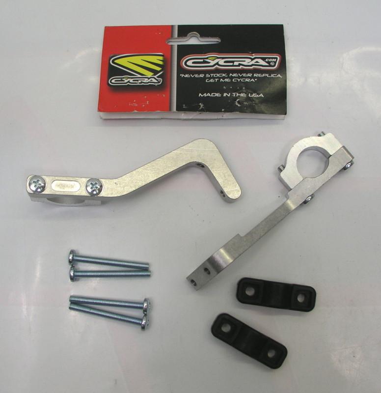 Cycra stealth alloy handguard mounting brackets ltr450 ktm450 trx450 yfz450 mx