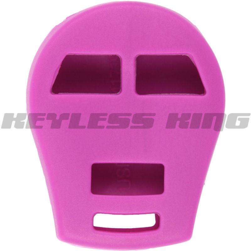 New purple keyless remote smart key fob clicker case skin jacket cover protector