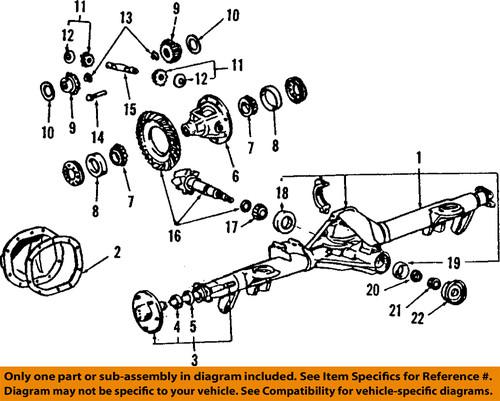 Ford oem 6w1z-4234-a axle shaft