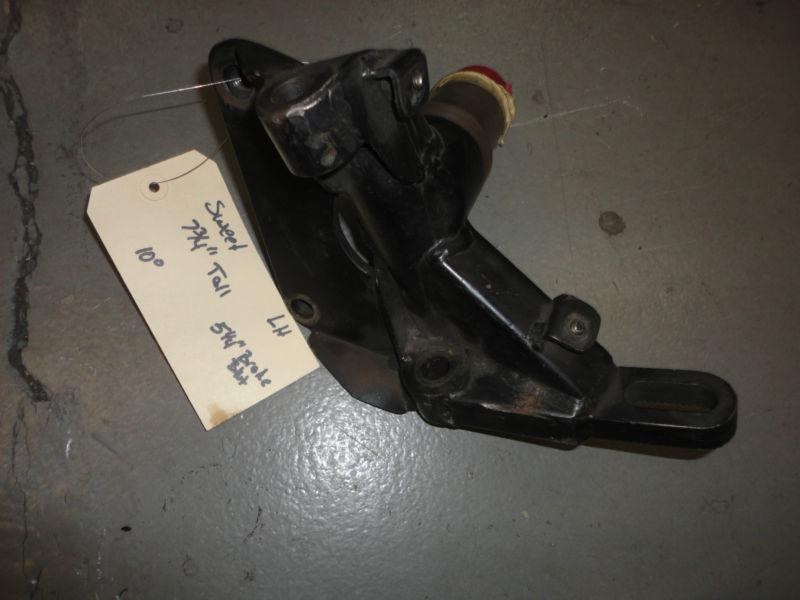 Sweet late model spindle left side, 5x5, 7 3/4" tall, slotted steering arm