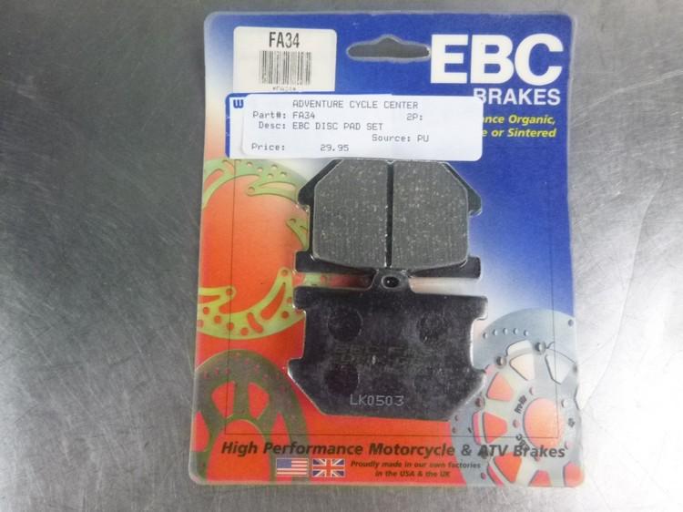 Ebc motorcycle brake pad ebc fa34 new