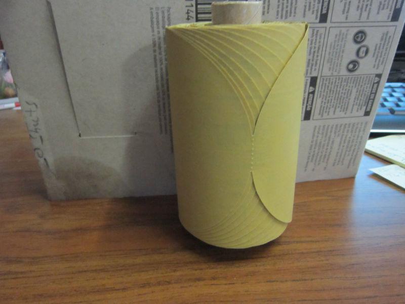 3m gold sand paper 5" 400 grade 100 pieces in a roll