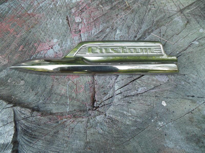 Ford 1950 front fender moulding left front very good condition usa