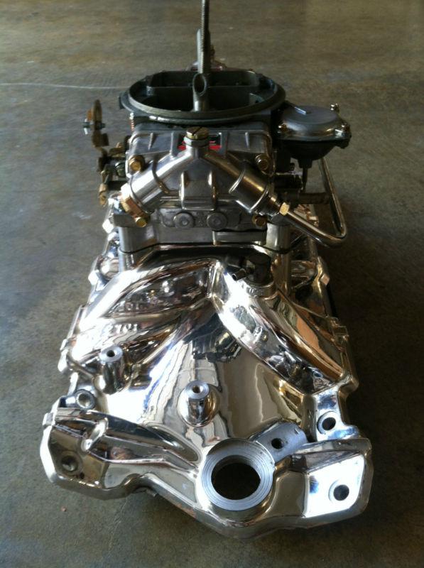 Holly Carburetor PC 650CFM & Eldebrock Endurashine Intake Manifold, US $750.00, image 3