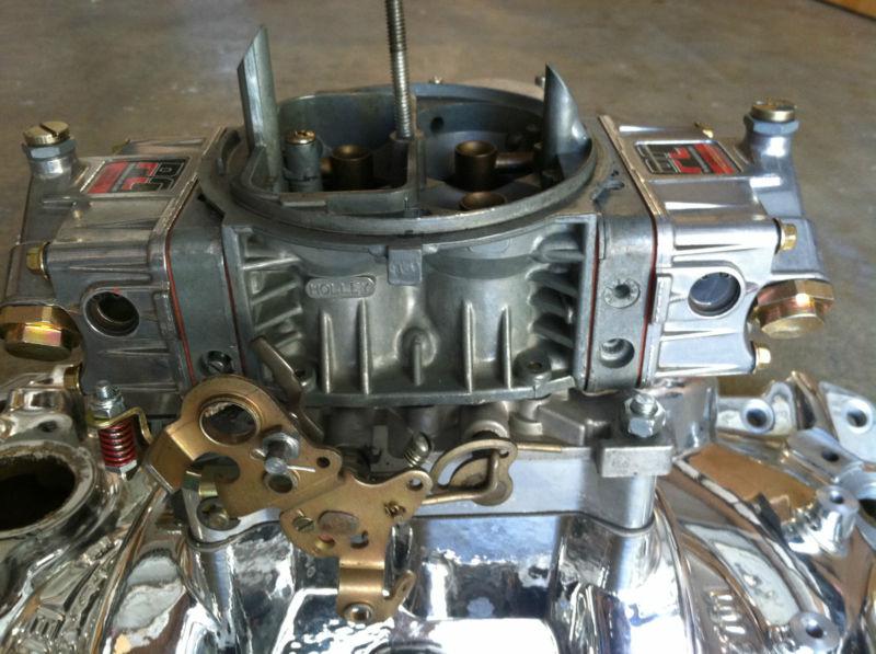 Holly Carburetor PC 650CFM & Eldebrock Endurashine Intake Manifold, US $750.00, image 10