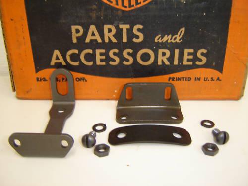 Harley Knucklehead WL 45 Horn Brackets Upper and Lower, US $32.00, image 2