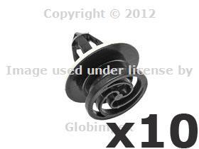 Audi a4 door panel clip front & rear oem new (10) + 1 year warranty