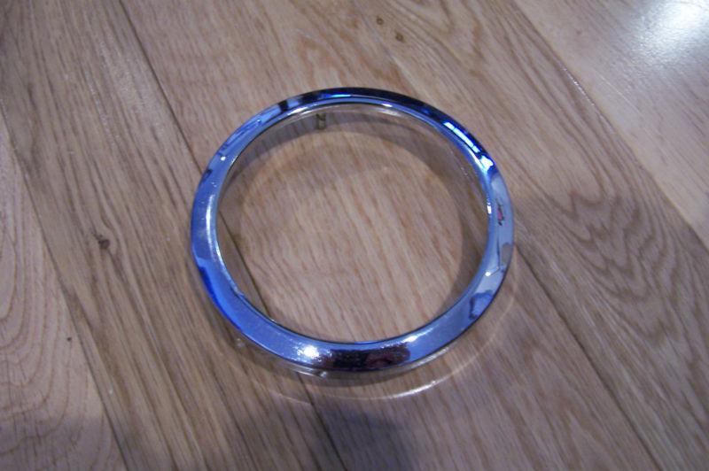 Front or rear emblem bezel – 1956-57 corvette