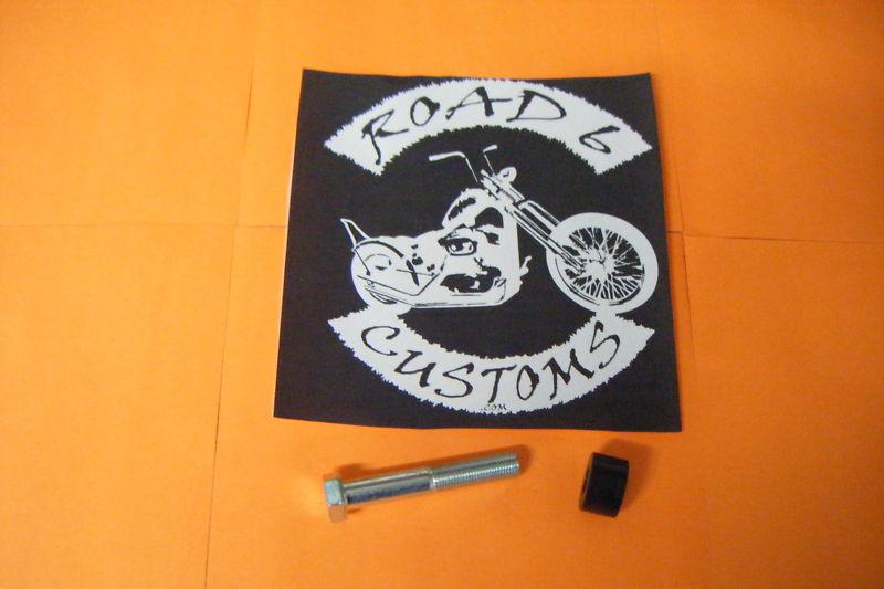 Sportster shock mount license plate bracket mounting hardware