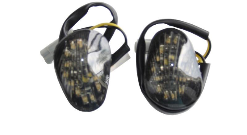 New yamaha yzf r6s yzf-r6s flush mount led turn signals 2006-2008 smoke lens