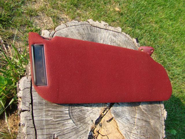 1993 cadillac lighted sun visor left side RED., US $10.00, image 2