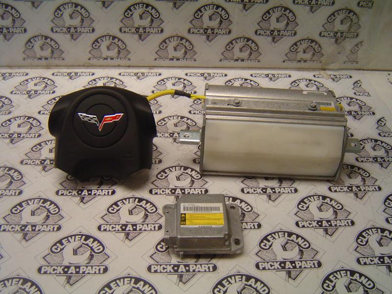 Buy 2005 05 Chevrolet C6 Corvette OEM Air Bags Driver Passenger