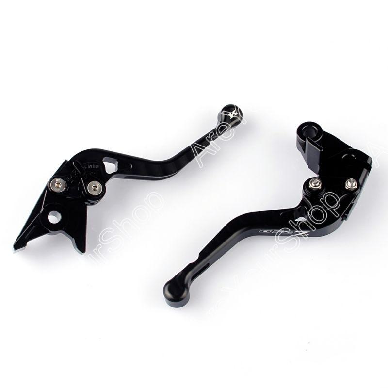 Racing brake clutch levers for kawasaki z750r 2011-2012 black