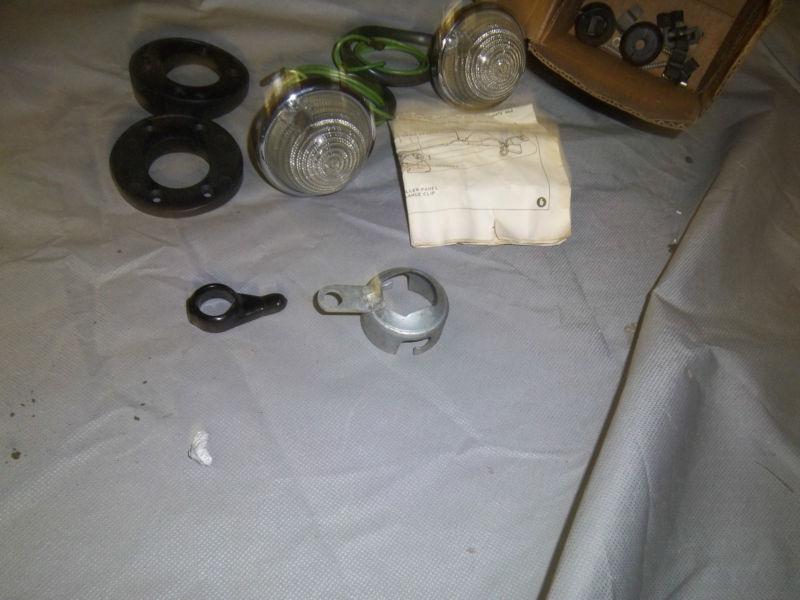 55 56 57 58  nos cameo chevy suburban panel truck backup lights 