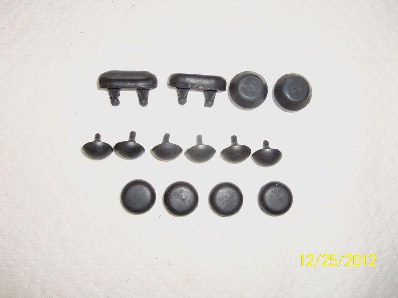 1940- 1941 ford pickup hood bumper kit   01c-16761-s