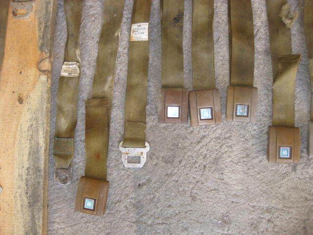 1969 70 PONTIAC GTO CHEVELLE GOLD SEAT BELT SET SHOULDER BELT 69 DATE CODED, US $299.99, image 3