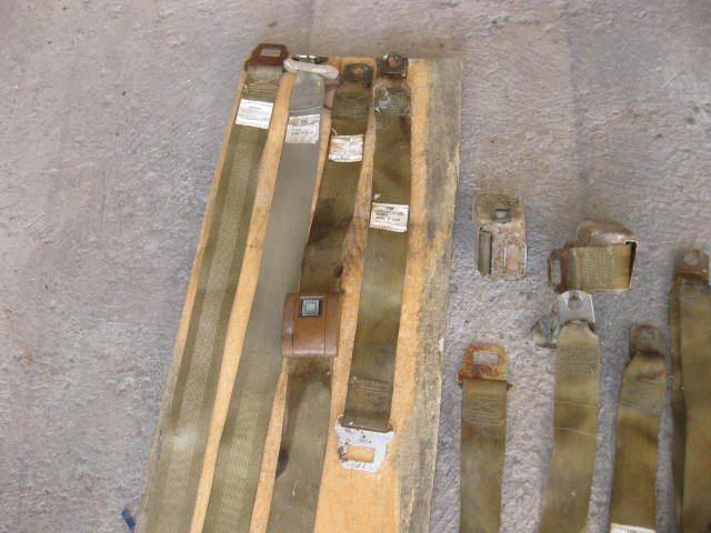 1969 70 PONTIAC GTO CHEVELLE GOLD SEAT BELT SET SHOULDER BELT 69 DATE CODED, US $299.99, image 5