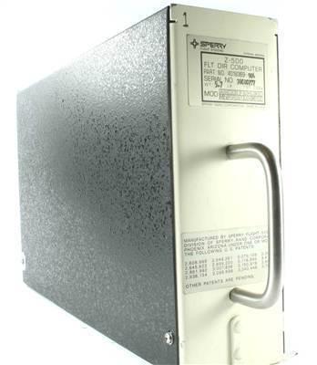 (qre) sperry z-500 flight director comp p/n 4018369-904 , sn78080777 white face