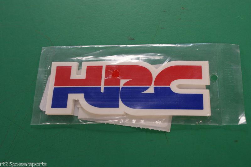 Honda racing hrc sticker decal stickers 5 pack red white blue for vintage & new