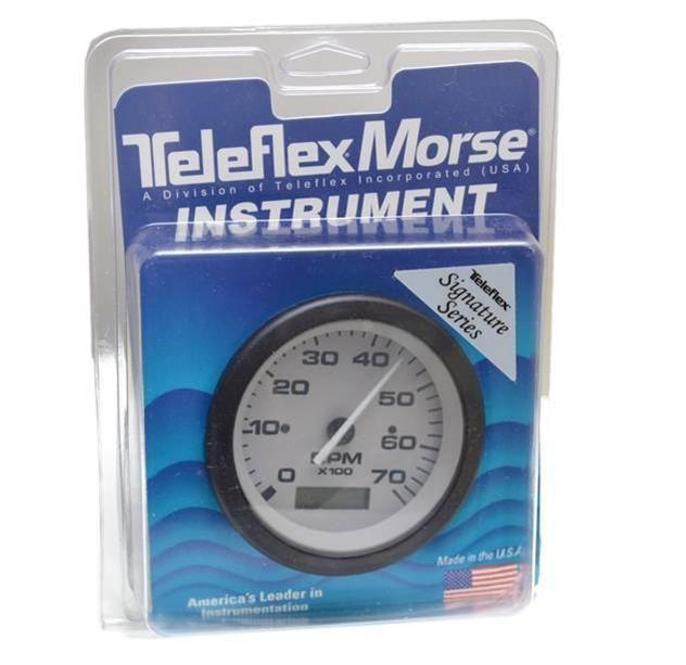 Buy Teleflex inboard/outboard tachometer w/ hour meter 63941P Driftwood