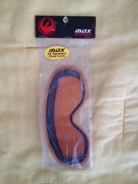 Dragon mdx all weather dual replacement lens dragon mdx motocross goggles amber