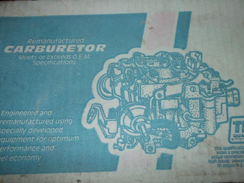 Champion remanufactured carburetor 6-862 factory shrinked wrapped & boxed