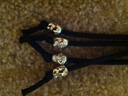 Black And White Skull Paracord Get Back Whip 34