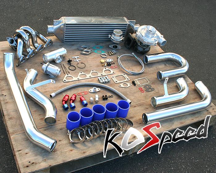 Sell HONDA D16 B16 B18 EG EK INTEGRA TURBO BOLT ON BLACK FMIC