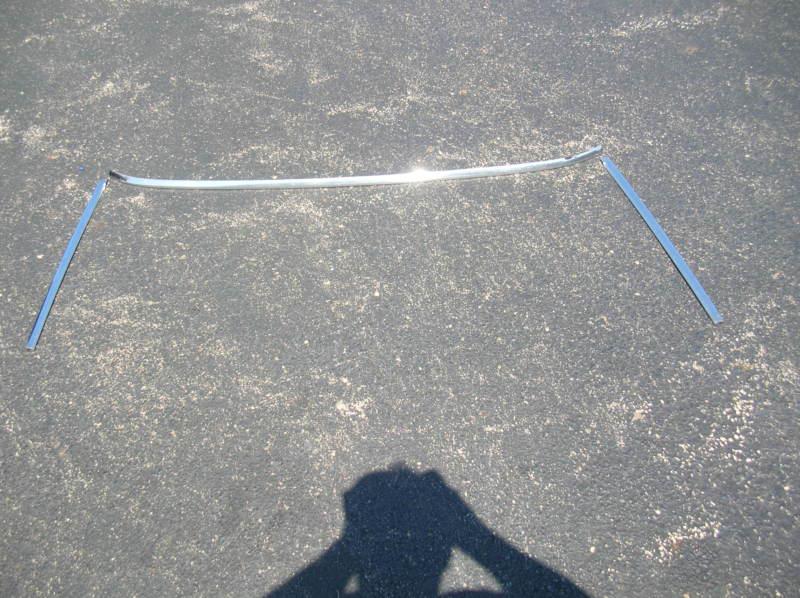 70/71/72 chevelle monte carlo cutlass 442 chrome moulding front window mouldin