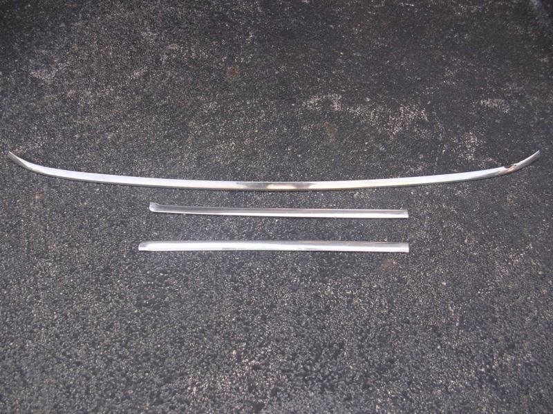 70/71/72 CHEVELLE MONTE CARLO CUTLASS 442 CHROME MOULDING FRONT WINDOW MOULDIN, US $48.99, image 2