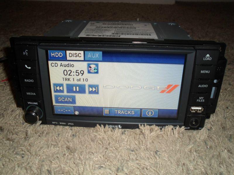 2007-2012 dodge jeep chrysler avenger mygig mp3 dvd aux usb sat radio stereo rbz