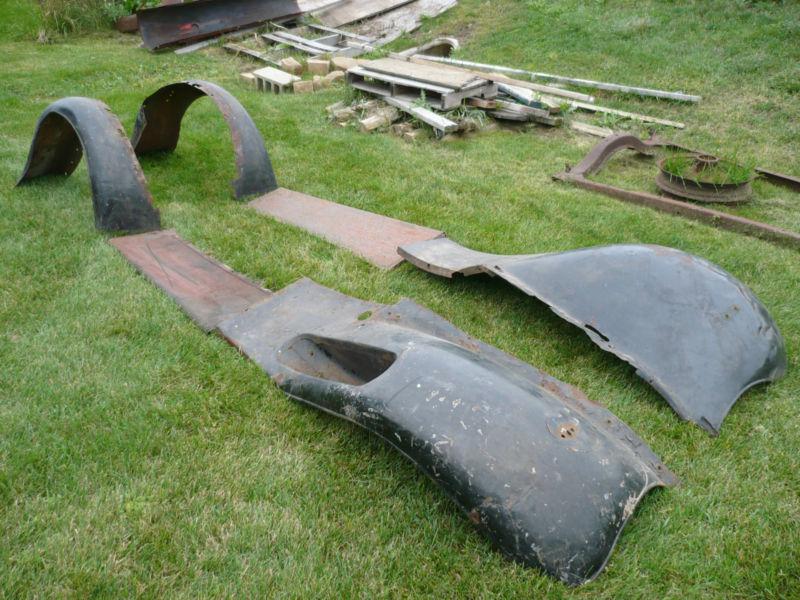 1932 ford sedan fenders running boards front rear hot rat rod tudor 32 sign 