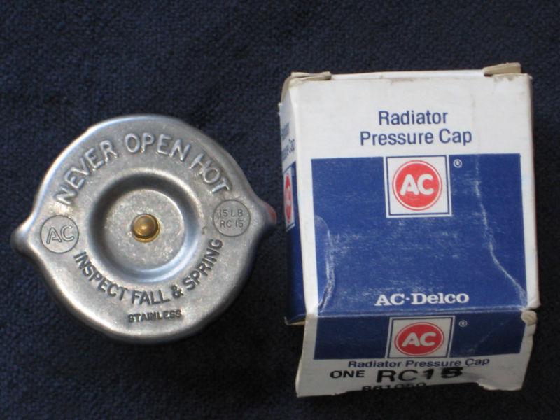 1968 Camaro Radiator Cap AC RC 15 64 65 66 67 69 70 Chevelle GTO Cutlass 442 GS, US $70.00, image 2