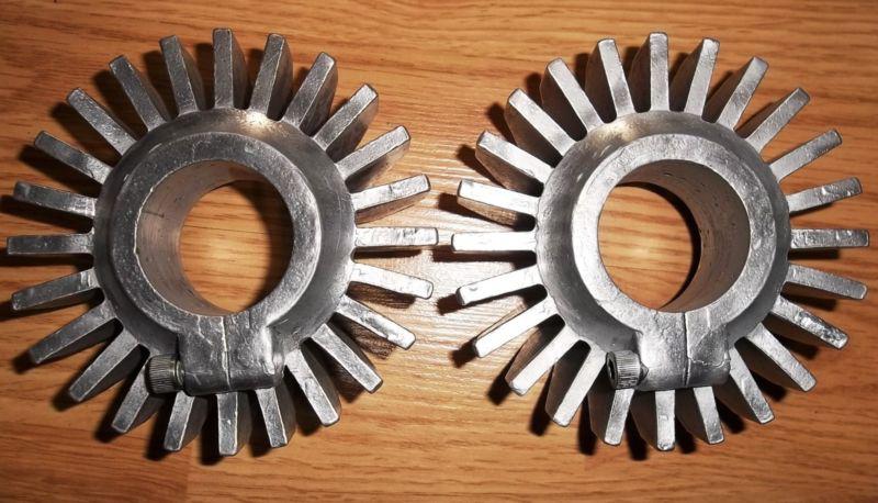 Bates Finned Exhaust Clamps 1.5