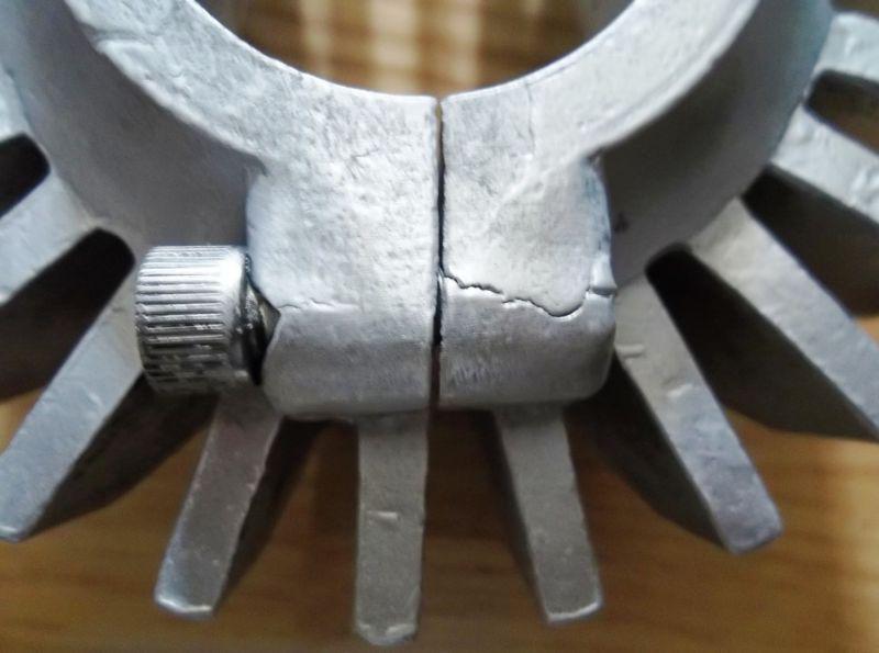 Bates Finned Exhaust Clamps 1.5