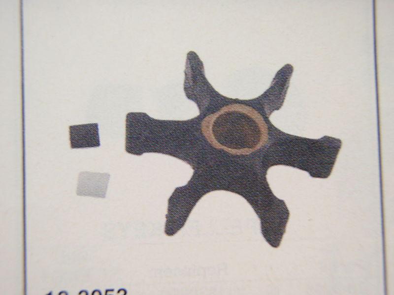 Water pump impeller 18-3053 johnson evinrude omc replaces 396725 outboard parts