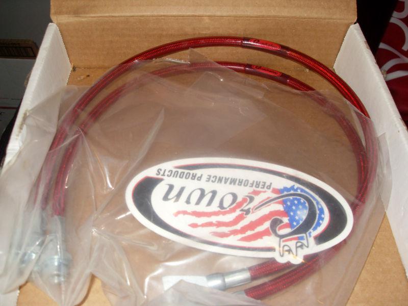 Find Crown Performance Front Brake Line Extensions for 9096 YJ
