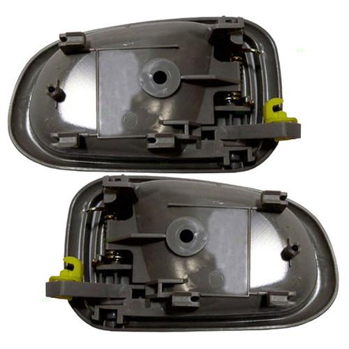 New Pair Set Inside Interior Light Gray Door Handle 93-97 Geo Toyota Aftermarket, US $23.04, image 2