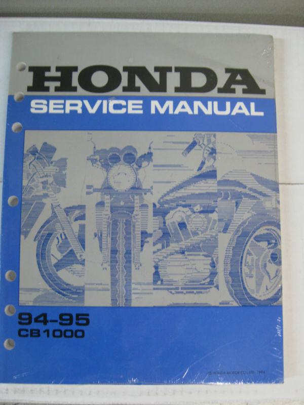 Honda service manual 94-95 cb1000 part no. 61mz101