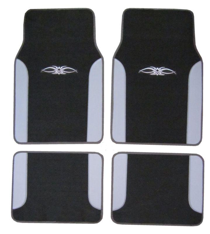 Grey Black Car Seat Covers w/ Steering Wheel Cover & Floor Mats and More #5 , US $58.48, image 6