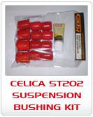Celica st202 at200 st204 suspension bushes - rear bushing kit polyurethane