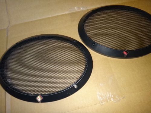 Rockford fosgate 6x9 speaker grills curved top 1-pair 2 grills
