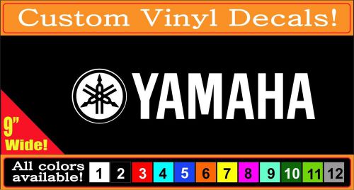 Yamaha drum vinyl decal sticker 9"