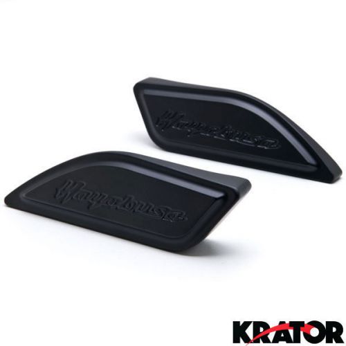 Gsxr gsx1300r hayabusa busa 1999-2014 black side tank pad cover caps engraved