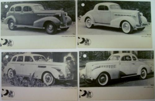 1936 1937 1939 lasalle coupe &amp; sedan post cards by cadillac standard used cars