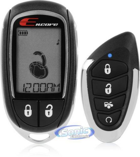 Encore e9 2-way remote start keyless entry car alarm vehicle security system